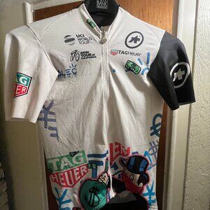 ASSOS Tag Heuer TOC Jersey,  Alec. RARE Monopoly PUNK IS DEAD JERSEY SZ L